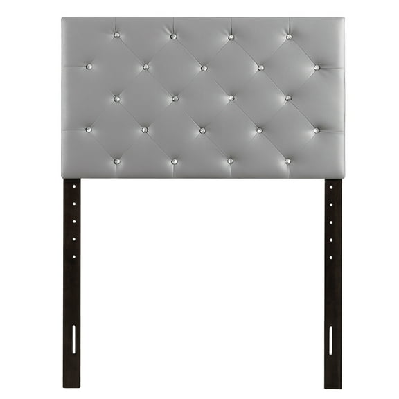 Super Nova 2 Light Grey Tufted Twin Headboard