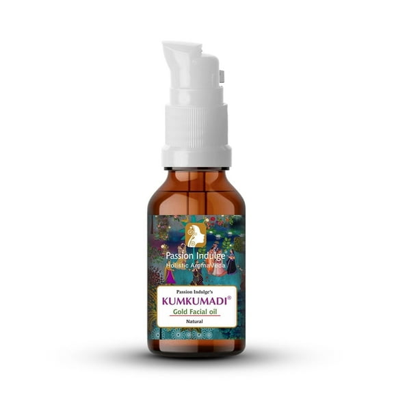 Passion Indulge Natural Kumkumadi Tailam Face Oil, Enriched with Saffron and Herbs