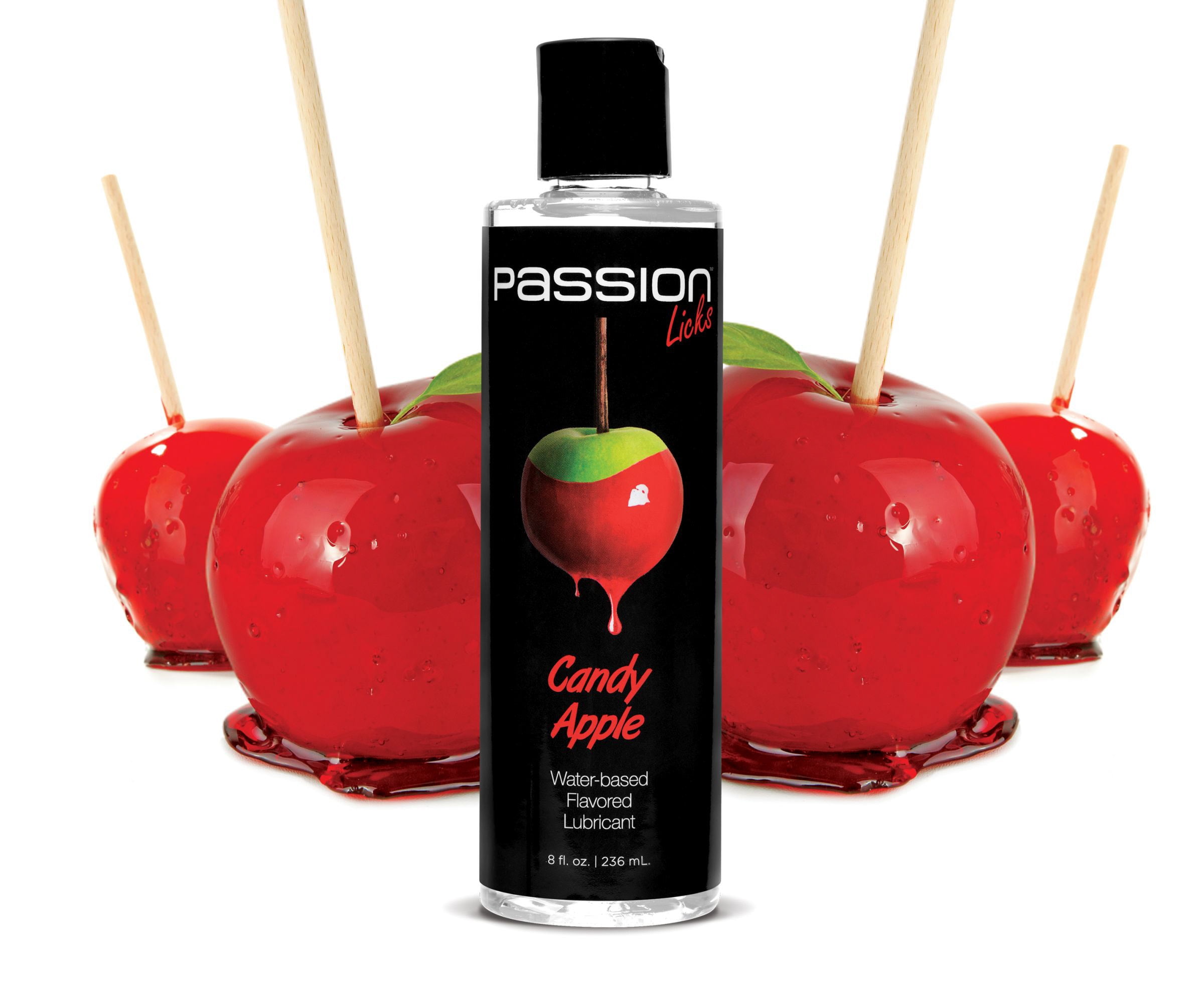 PASSION LUBES Passion Licks Candy Apple Flavored Lubricant 8oz