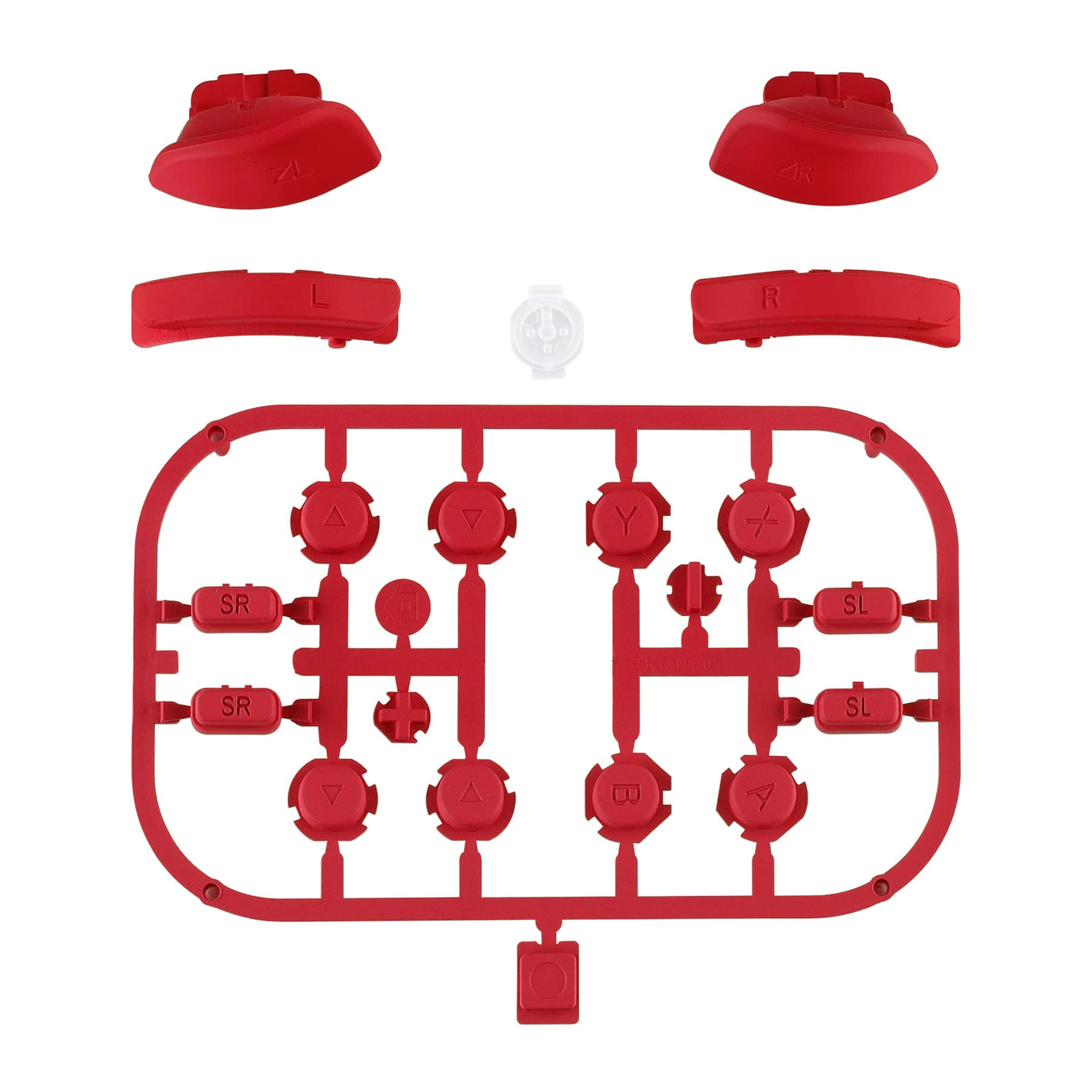 Passion Red ABXY Direction Keys SR SL L R ZR ZL Trigger w/Tools for