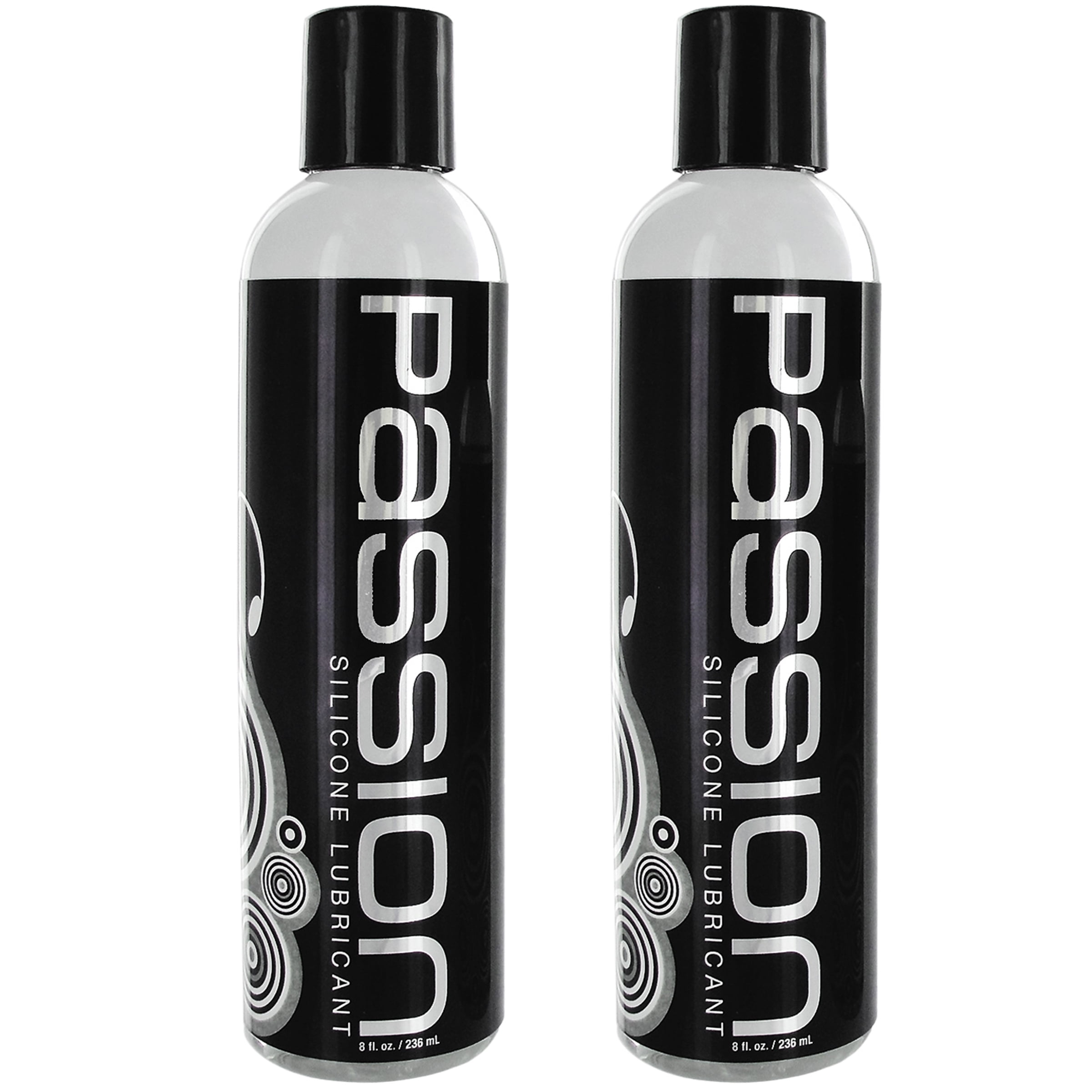PASSION LUBES Passion Silicone Lube 8oz Twin Pack - 16oz Total