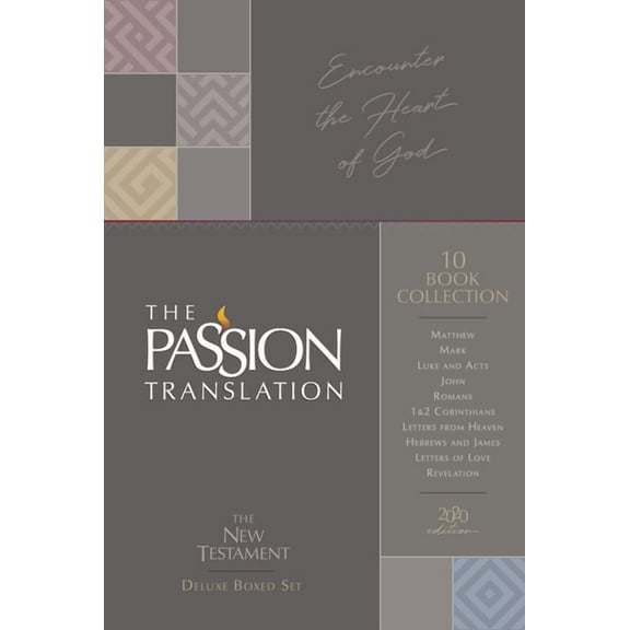 Passion Translation New Testament 10 Book Collection (2020 Edition): Deluxe Boxed Set, (Paperback)