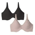 thumbnail image 1 of Passion for Comfort Seamless Minimizer Underwire (Pack of 2) (1 Black / 1 Toffee), 1 of 1