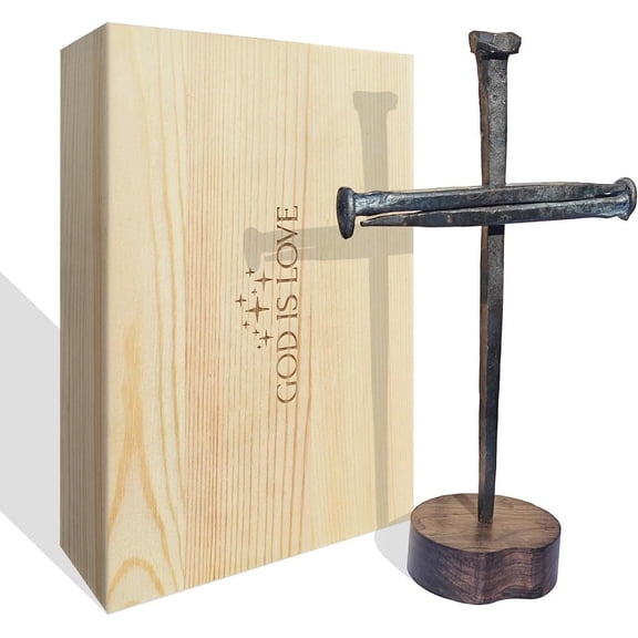 Passion of Jesus Christ Crucifixion Nail Metal Cross