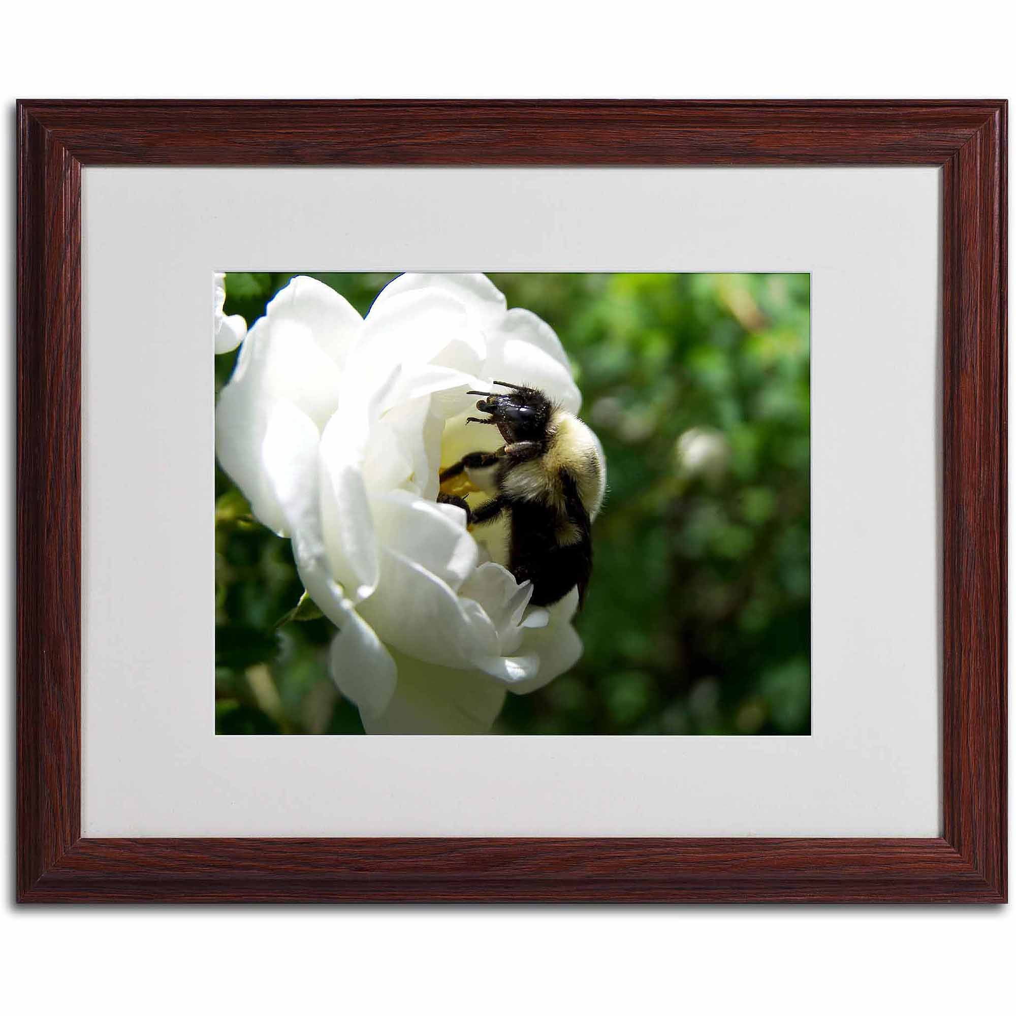 "Passionate Desire" Canvas Art by Monica Fleet, White Matte, Wood Frame