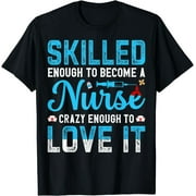 Passionate Nurse: Skilled Hands, Compassionate Heart - T-Shirt for the Dedicated Caregiver