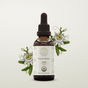 HerbEra Passionflower Tincture, Organic Herbal Dietary Supplement for Calming Support, Certified Organic Passionflower Passiflora incarnata Dried Herb Extract, Natural, Alcohol-Free, Drops 2 oz