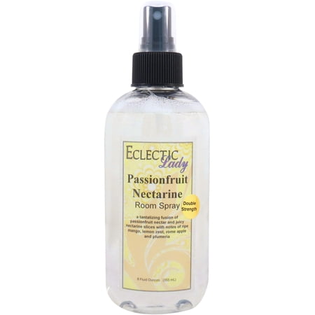 Passionfruit Nectarine Room Spray by Eclectic Lady (Double Strength), 8 Ounces, Fragrant Aromatic Room Mist For Home, Room, Office