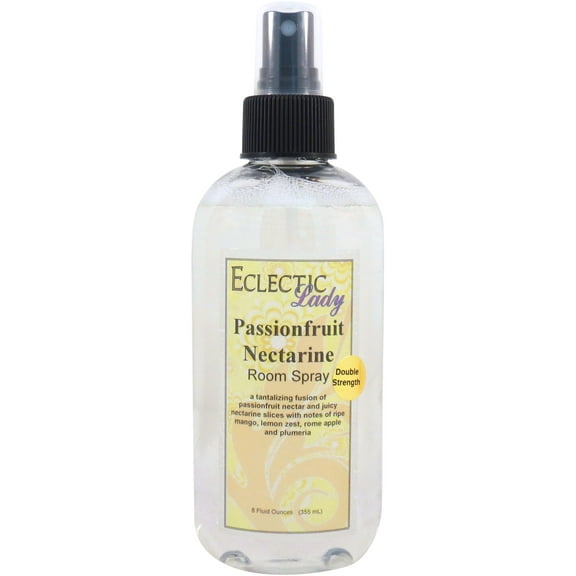 Passionfruit Nectarine Room Spray by Eclectic Lady (Double Strength), 8 Ounces, Fragrant Aromatic Room Mist For Home, Room, Office