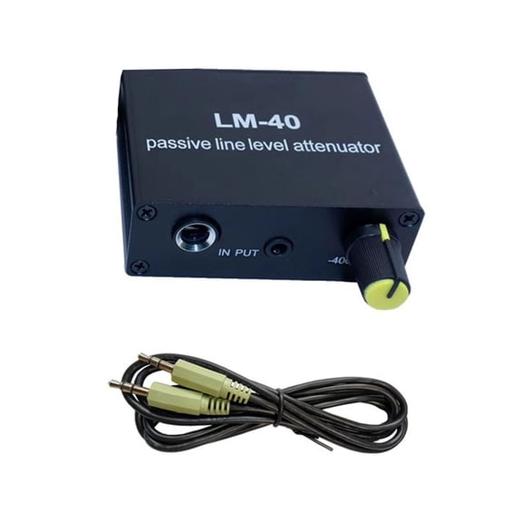 Passive Attenuator Line Output Switcher 3.5mm/6.5mm Output Port Converter Microphone Mic Highly Low Levels Converter