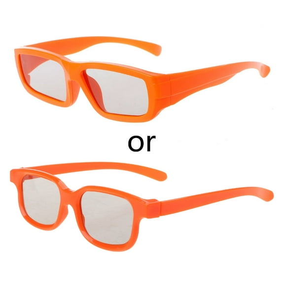 Passive Circular Polarized 3D Glasses Movie Glasses with Polarized Lenses Experience 3D Visual Effect for Adults Kids