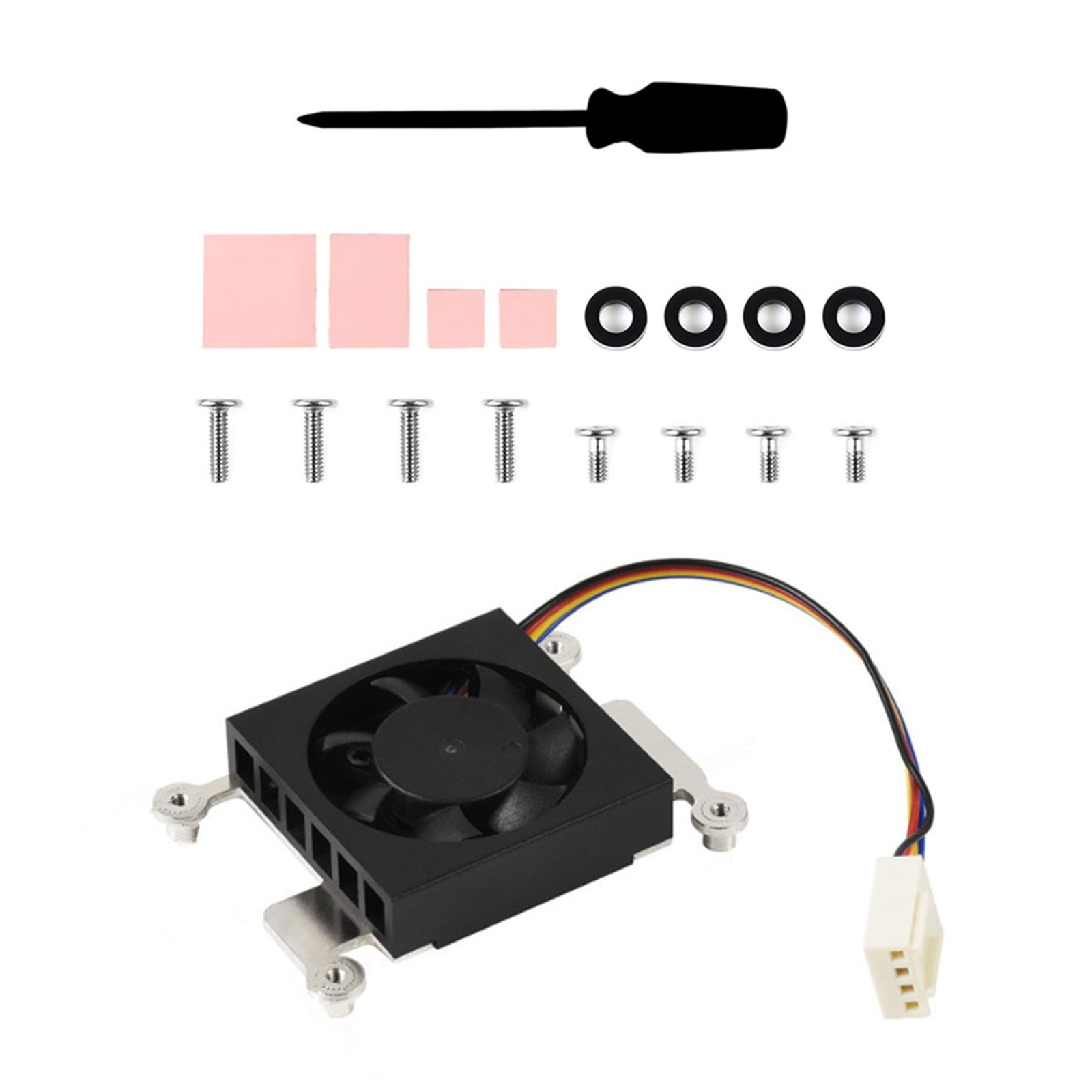 Passive Cooling Radiator Low Noise Speed Fan for Raspberry Pi Compute ...