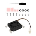 thumbnail image 1 of Passive Cooling Radiator Low Noise Speed Fan for Raspberry Pi Compute Module 4 CM4, 3007, 1 of 9