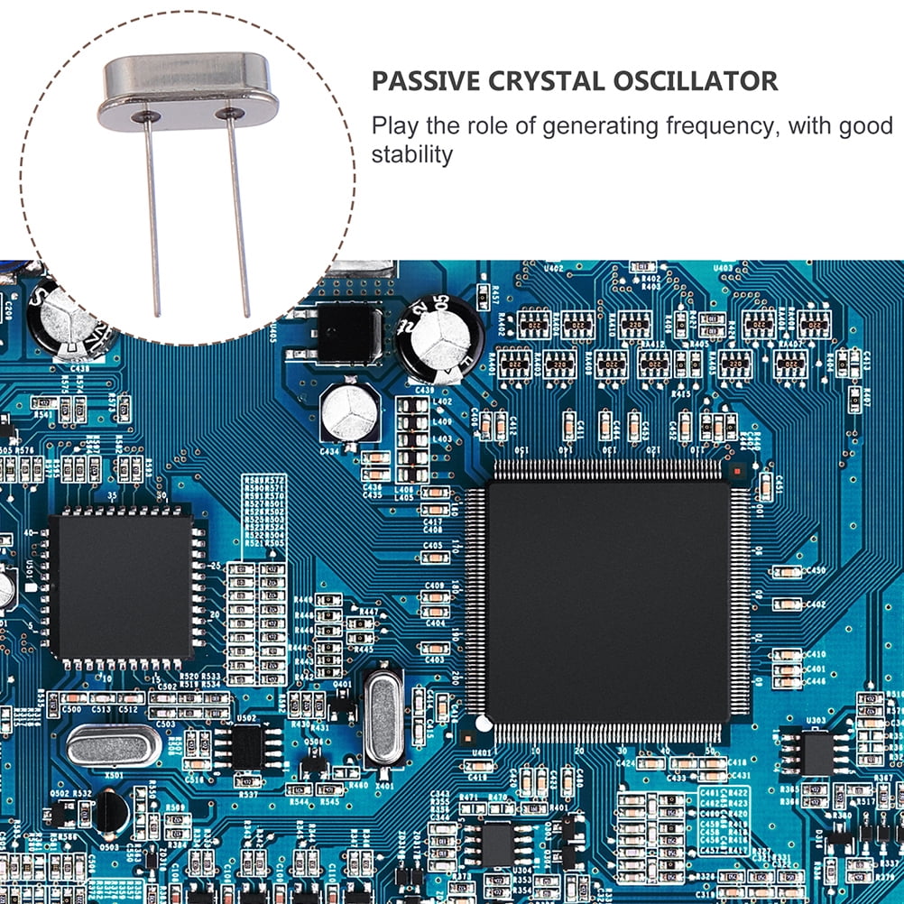 Passive Crystal Resonator 100Pcs Quartz Crystal Oscillators Resonators