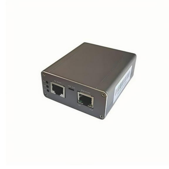 Passive PoE Injector for Starlink Gen2, 150W 48V Dual DC Input (1248V & 3648V), 2.5Gbps Data, Aluminum Housing, Wall/Desktop Mount for Off-Grid & Mobile Installations