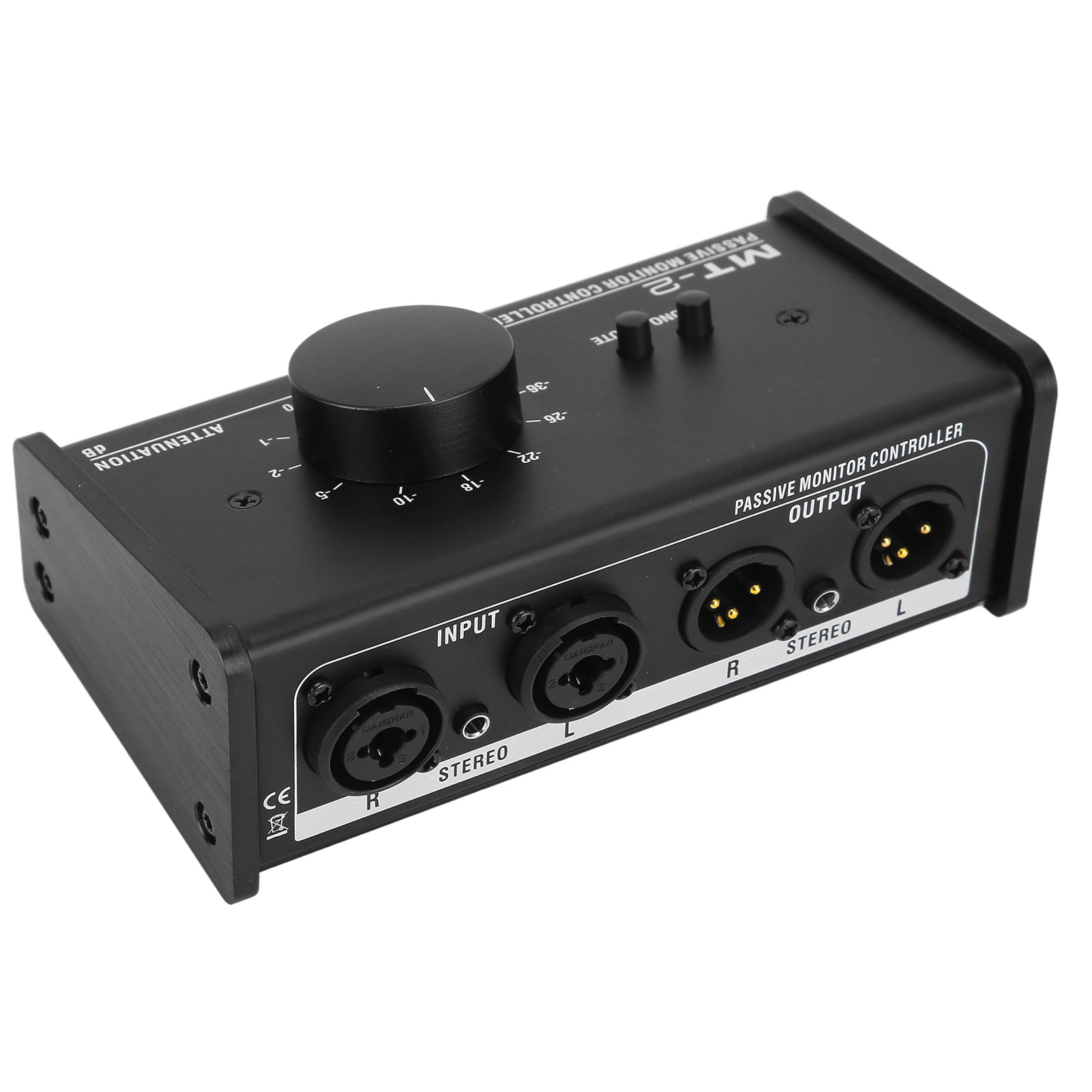 Passive Stereo Monitor Controller, XLR And 3.5mm Interface Passive