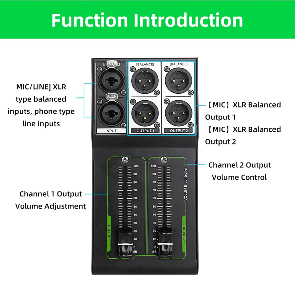 Passive Volume Controller No Noise Input and Output Sound Quality ...