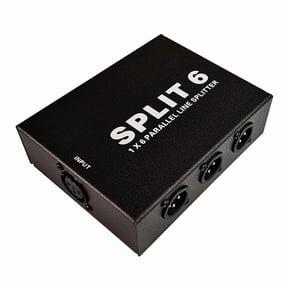 Passive XLR Interface 1 in 6 Out Signal Distributor or 6 in 1 Out Mixer Signal Distributor Stage Conference