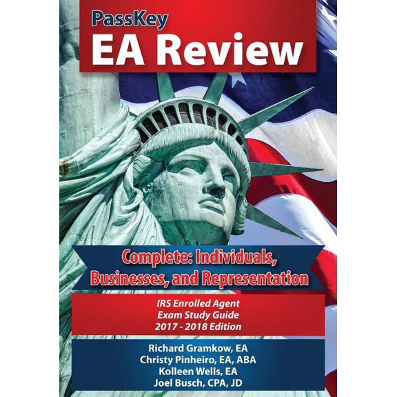 Pre-Owned Passkey EA Review, Complete: Individuals, Businesses, and Representation: IRS Enrolled Agent Exam Study Guide 2017-2018 Edition (Paperback)