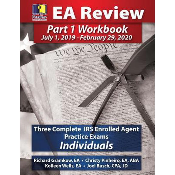 Pre-Owned Passkey Learning Systems EA Review Part 1 Workbook: Three Complete IRS Enrolled Agent Practice Exams for Individuals: (July 1, 2019-February 29, 2020 (Paperback) 193566459X 9781935664598