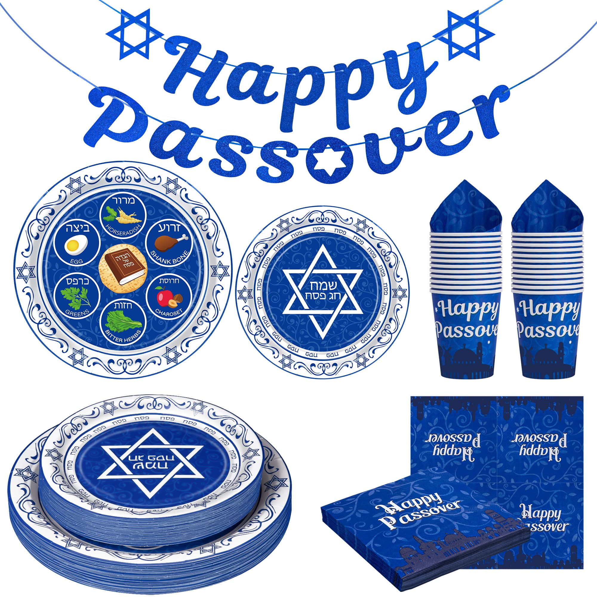 Passover Shabbat Candles Set Including 4 Pcs White Trinidad And Tobago