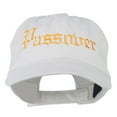 thumbnail image 1 of Passover Embroidered Washed Cap - White OSFM, 1 of 5
