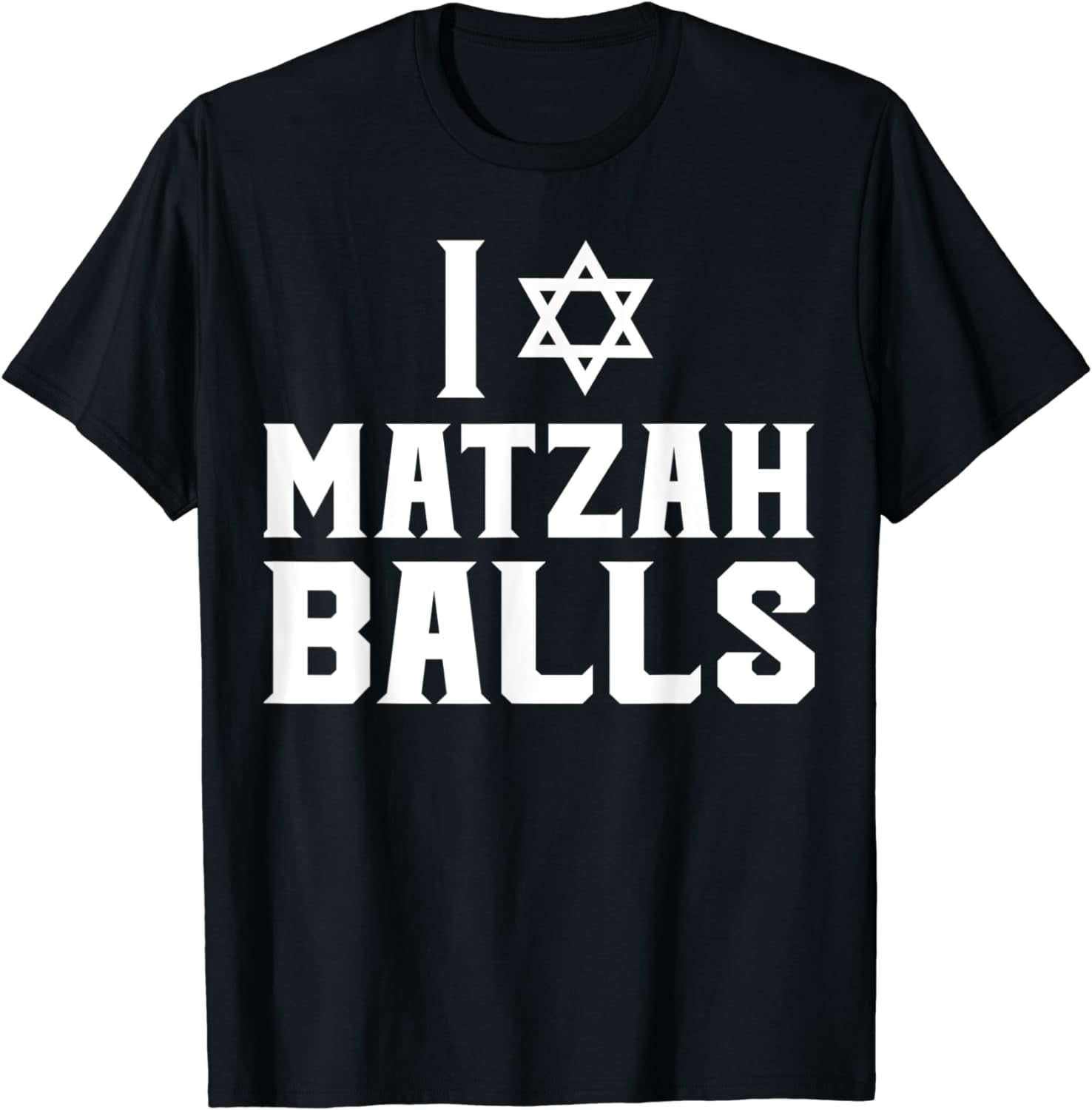 Passover gifts Passover shirts I love Matzah BallsBlack