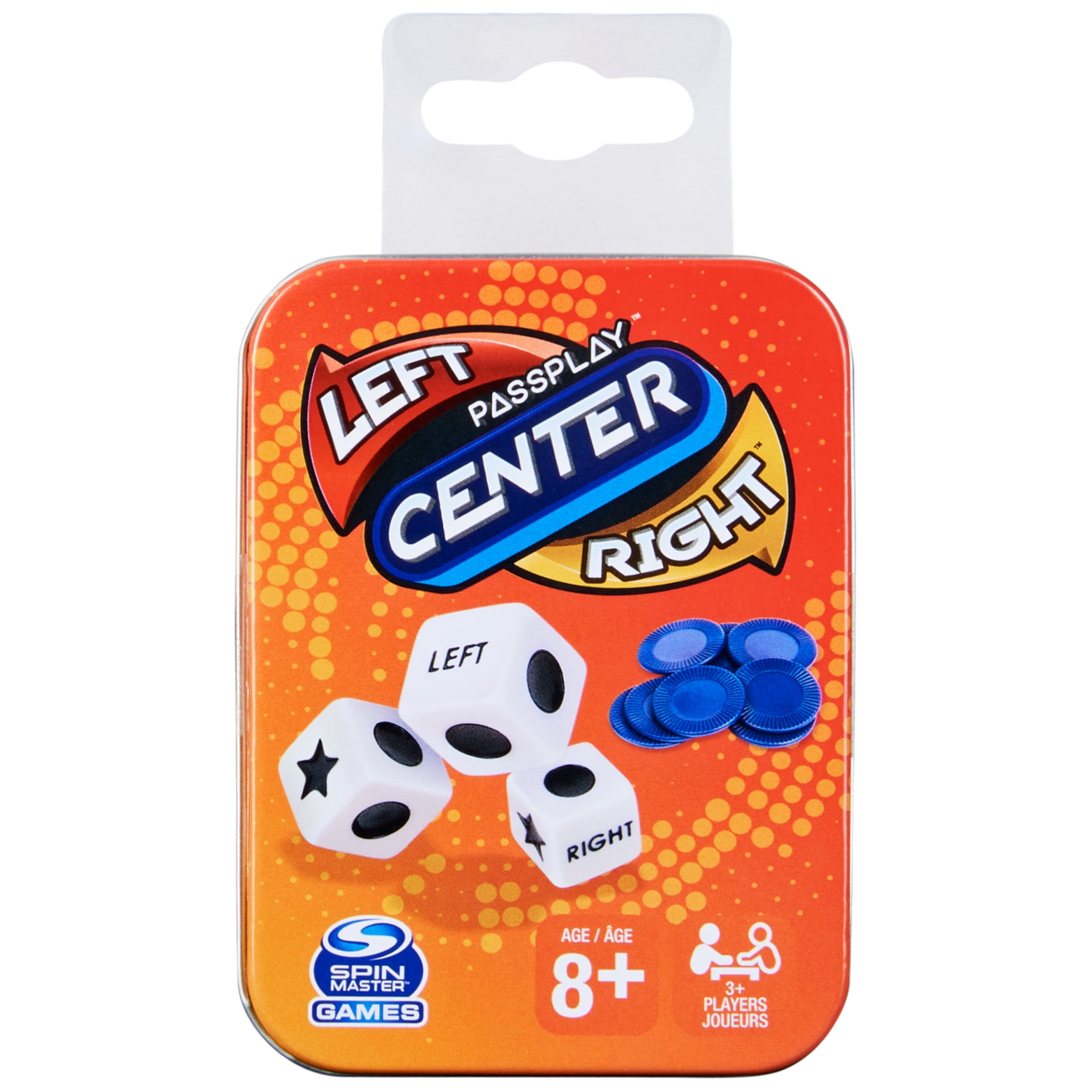 Passplay: The Game of Left Center Right in a Portable, Giftable Tin -  Walmart.com