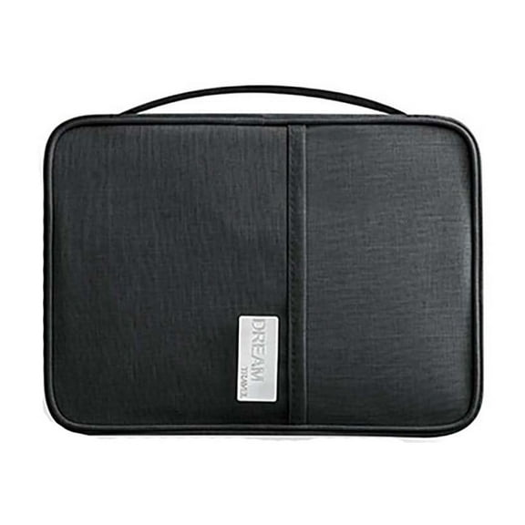 Passport Bag, Waterproof Portable Document Storage Bag, Multifunctional Card Bag, Hand-held Document Bag(One Size,D)
