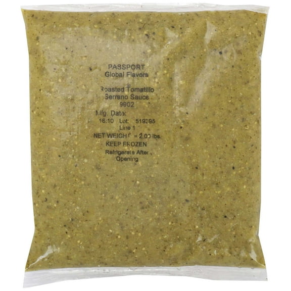 Passport Gluten Free Tomatillo Vegan Sauce, 2 Pound -- 8 per case.
