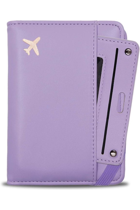 Passport Holder For Travel & Rfid Blocking Passport Cover For Travel Women Detachable Transparent Card Sleeve,Travel Essentials/Travel Wallet()