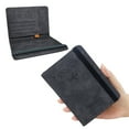 thumbnail image 1 of Passport Holder With Rfid Shielding, Travel Wallet, Black Gray Business Cards Holder, 1 Passport Clip Travel Wallet With Rfid Shielding Business Card Holder, Gray, 1 of 8