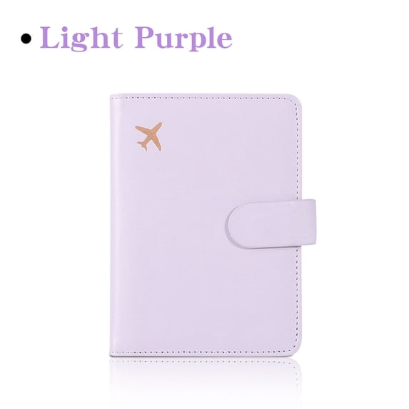 Passport Holder Travel Wallet With Card Slots, Multi Functional Document Organizer Case With Secure Closure for Business Trips Vacation Airport Travel Carrying Essentials