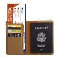 thumbnail image 1 of Passport Holder Travel Wallet RFID Blocking Case Cover - Minimalist Premium PU Leather Passport Wallet Holder, Passport, ID, Card and Boarding Pass Holder Travel Organizer, 1 of 4