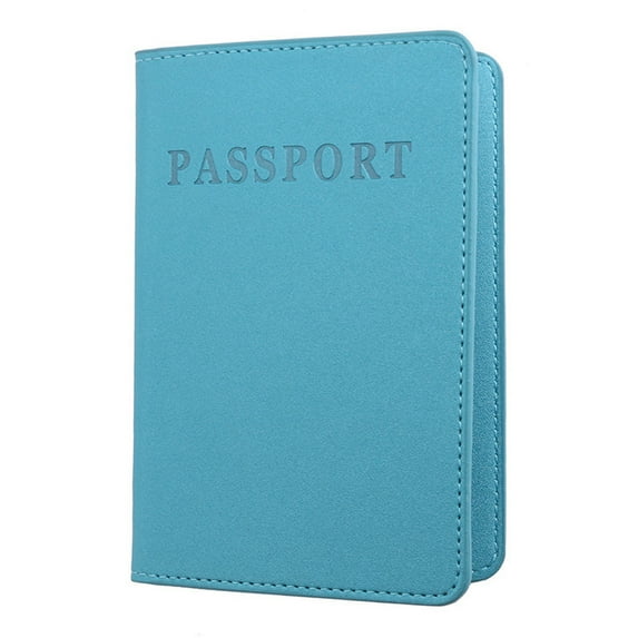 Passport Holder Travel Wallet RFID Blocking Case Cover - Minimalist Premium PU Leather Passport Wallet Holder, Passport, ID, Card and Boarding Pass Holder Travel Organizer