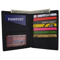 Passport Holder Travel Wallet RFID Blocking Case Cover, Premium Leather Passport Holder Travel Wallet Cover RFID Blocking Case