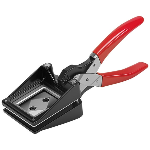 Passport Photo Cutter Portable Handheld Photo Cutter Metal Picture Trimmer Portable Picture Cutting Tool Precise Cutting 4.5×3.5cm Size for Licenses ID Cards