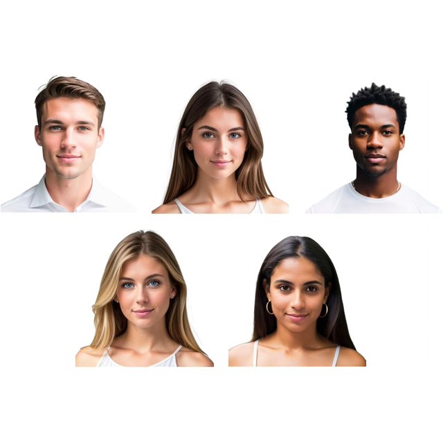 Passport Photo Same Day Shipping (4 Pieces) Passport Pictures For ID