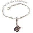 thumbnail image 1 of Passport Snake Chain Charm Bracelet, 1 of 9