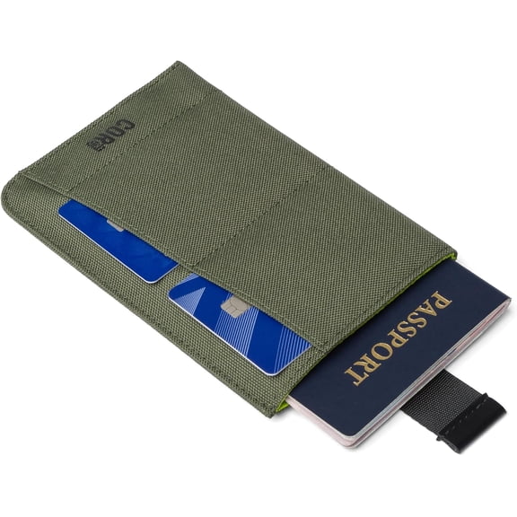 Passport Wallet, RFID Blocking, Waterproof (Green)