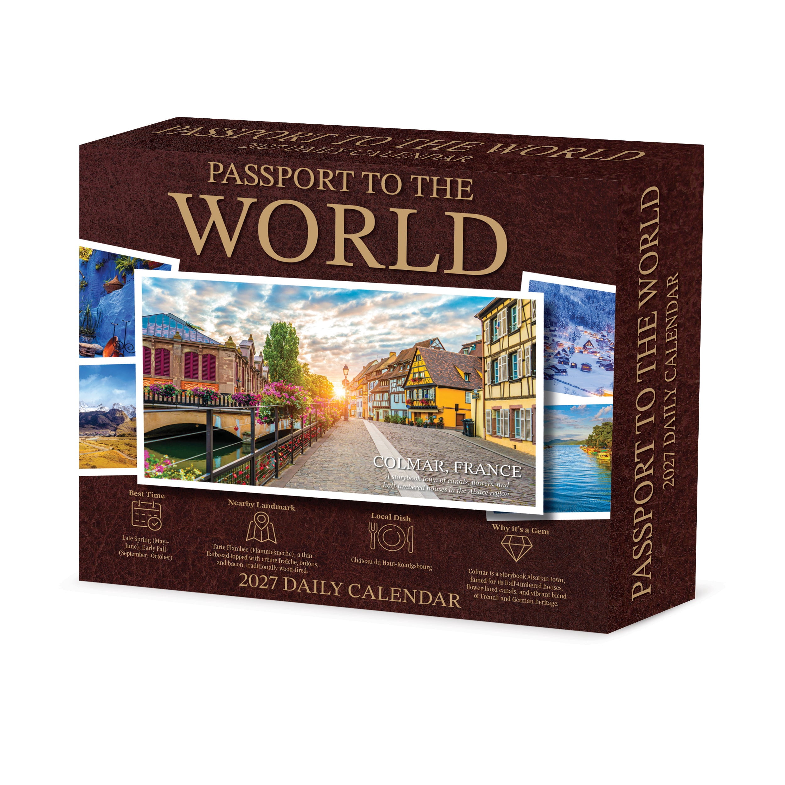 Willow Creek Press, Passport to the World 2027 Box Calendar