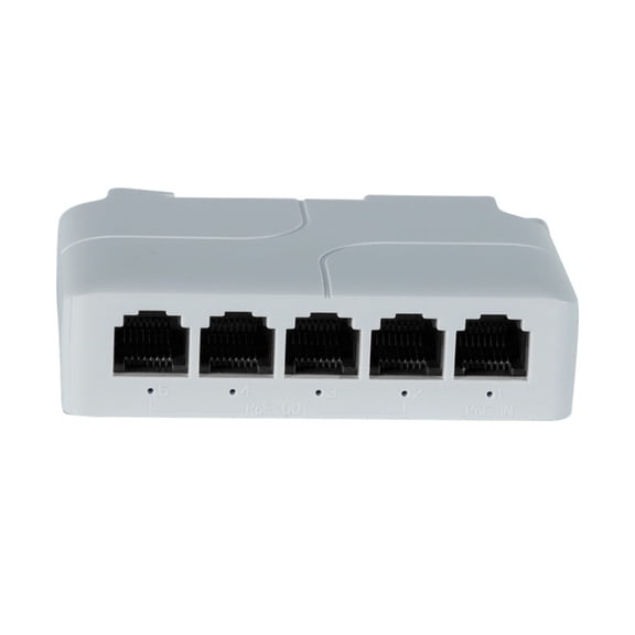 Passthrough Switches Multi Port With 100Mbps Speed 1 in 4 Out Networks Switches For Security Systems