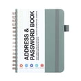 thumbnail image 1 of Password Address Book, Coil Spiral Notebook, A5 Journal for Women with Lined Pages, Personal Organizer for Contacts, 5.5X8.5 Inch, Soft Cover Diary for Home Office, An Address Book, 1 of 9