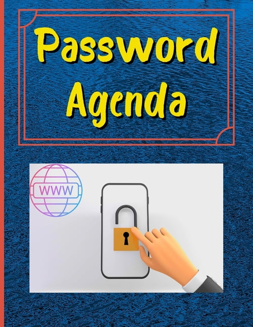 Password Agenda: Portable Password Keeper with Alphabetical Tabs and  Organizer for Internet Login & Website & Username & Password, Password  Notebook (Paperback) 