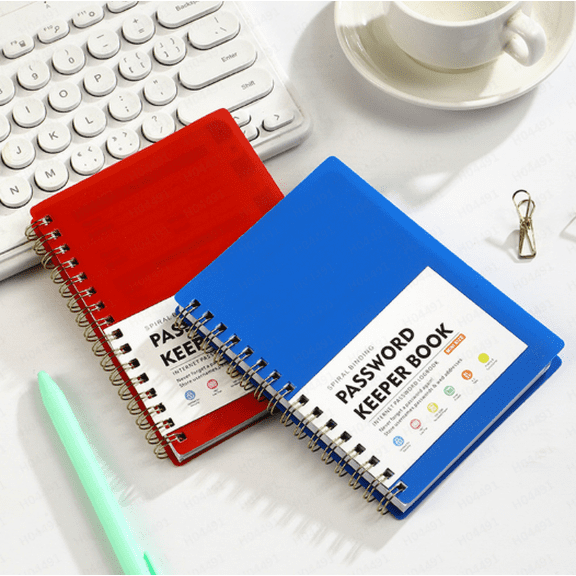 Password Book for Adult with Alphabetical Tabs Small Password Book Large Print Hardcover with Solid Color Cover Internet Password Notebook for Home Office Use Orange 5.7 In