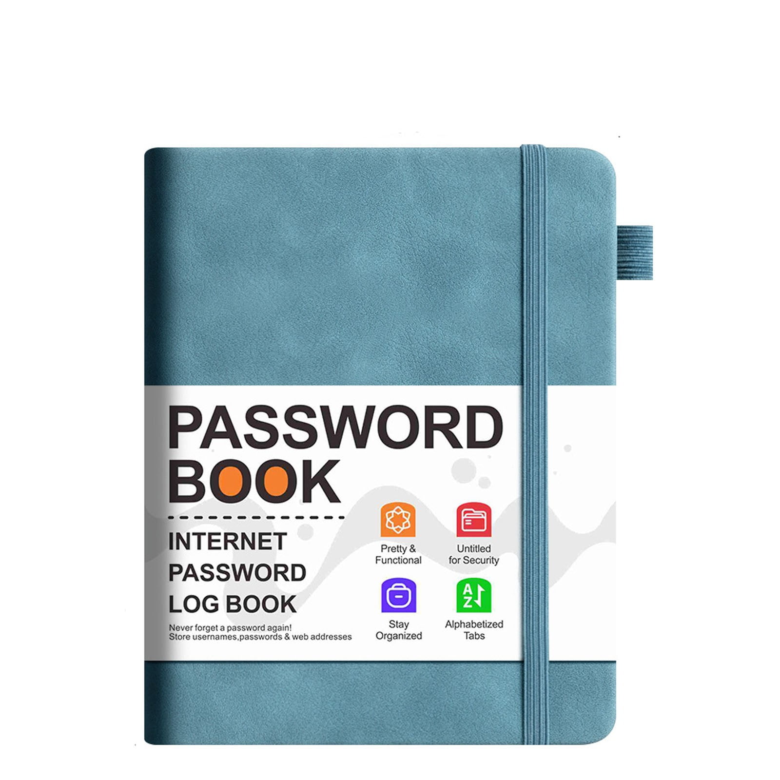 Password Book with Alphabetical Tabs, Hardcover Password Organizer ... - Family Password Organizer For Seniors