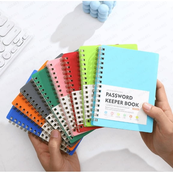 Password Book with Alphabetical Tabs Password Book for Adults Password Notebook Individual Colorful Tabs Hardcover Journal Logbook for Website Logins Gray 5.7 In