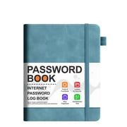 Password Book with Alphabetical Tabs for Seniors, Hardcover Password Organizer Notebook for Website Logins And Internet Addresses, Confidential Account Information Keeper with Coil Binding, Notebooks