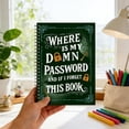 thumbnail image 1 of Password Book, Funny Password Organizer with Alphabetical Tabs, Large Print Spiral Bound Internet Address Book & Account Keeper for Seniors, Humorous Gag Gift for Men Women, A5 Portable Login Journal, 1 of 5