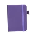 thumbnail image 1 of Password Book Pocket Notebook College Ruled,A7 Small Pocket Notebook Notepad Mini Notebook with Pen Holder & Elastic Strap, 112Pages Portable Small Journal Notebook Memo Notepad,1Pc(Purple,4.3x3.1"), 1 of 8